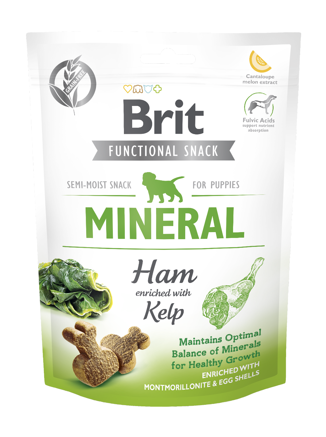 SNACK FUNCIONAL BRIT MINERAL HAM FOR PUPPIES