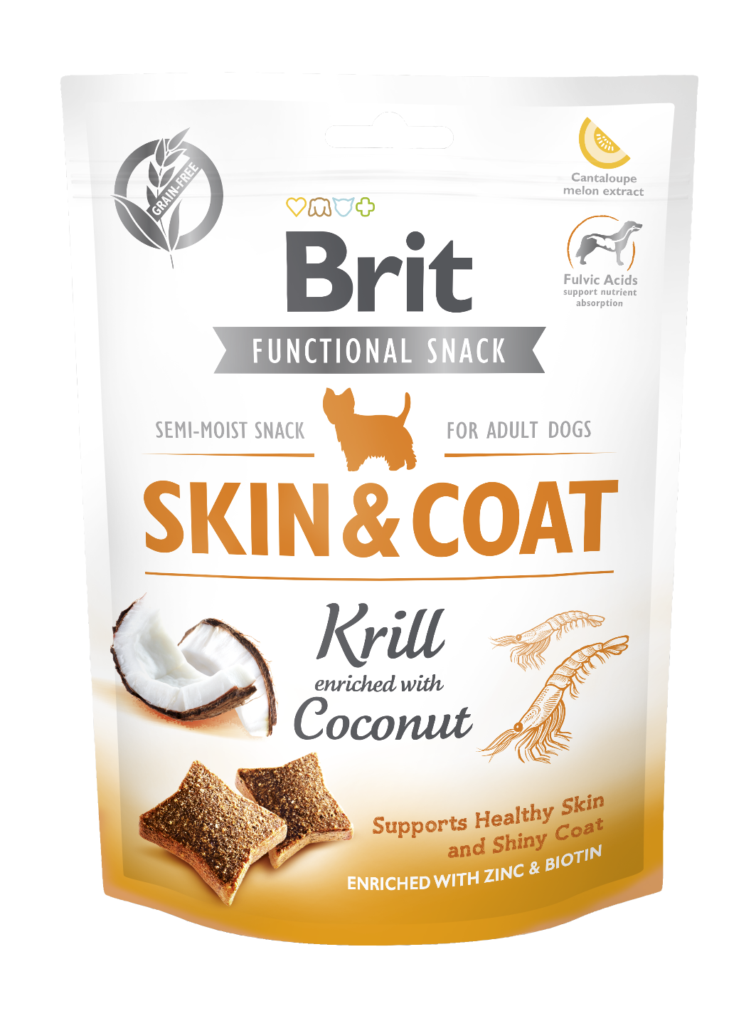 SNACK FUNCINAL BRIT SKIN COAT WITH KRILL