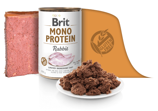 LATA BRIT MONO PROTEIN – RABBIT X 400 gr