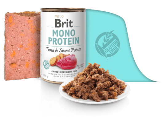 LATA BRIT MONO PROTEIN TUNA & SWEET POTATO X 400 gr