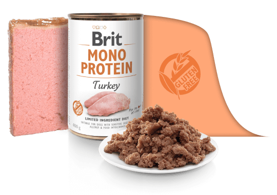 LATA BRIT MONO PROTEIN – TURKEY  X 400 gr