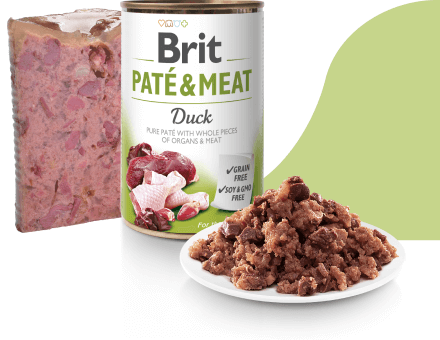LATA BRIT PATÉ & MEAT - DUCK X 400 gr