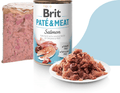 LATA BRIT PATÉ & MEAT - SALMON  X 400 gr