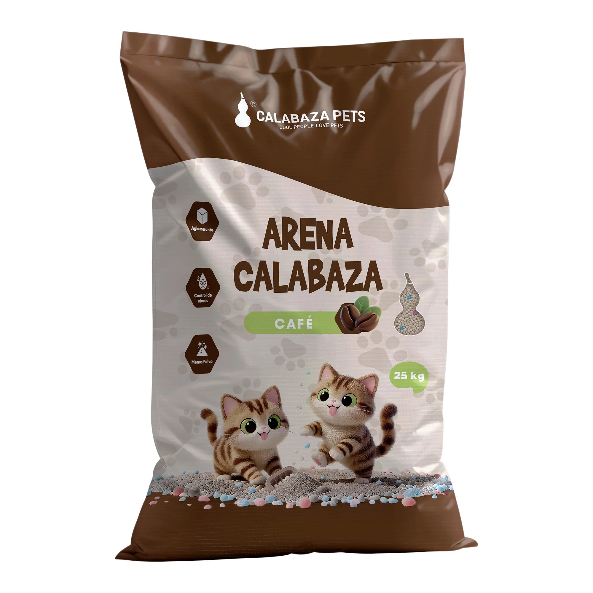 ARENA CALABAZA CAFE X 25 KG
