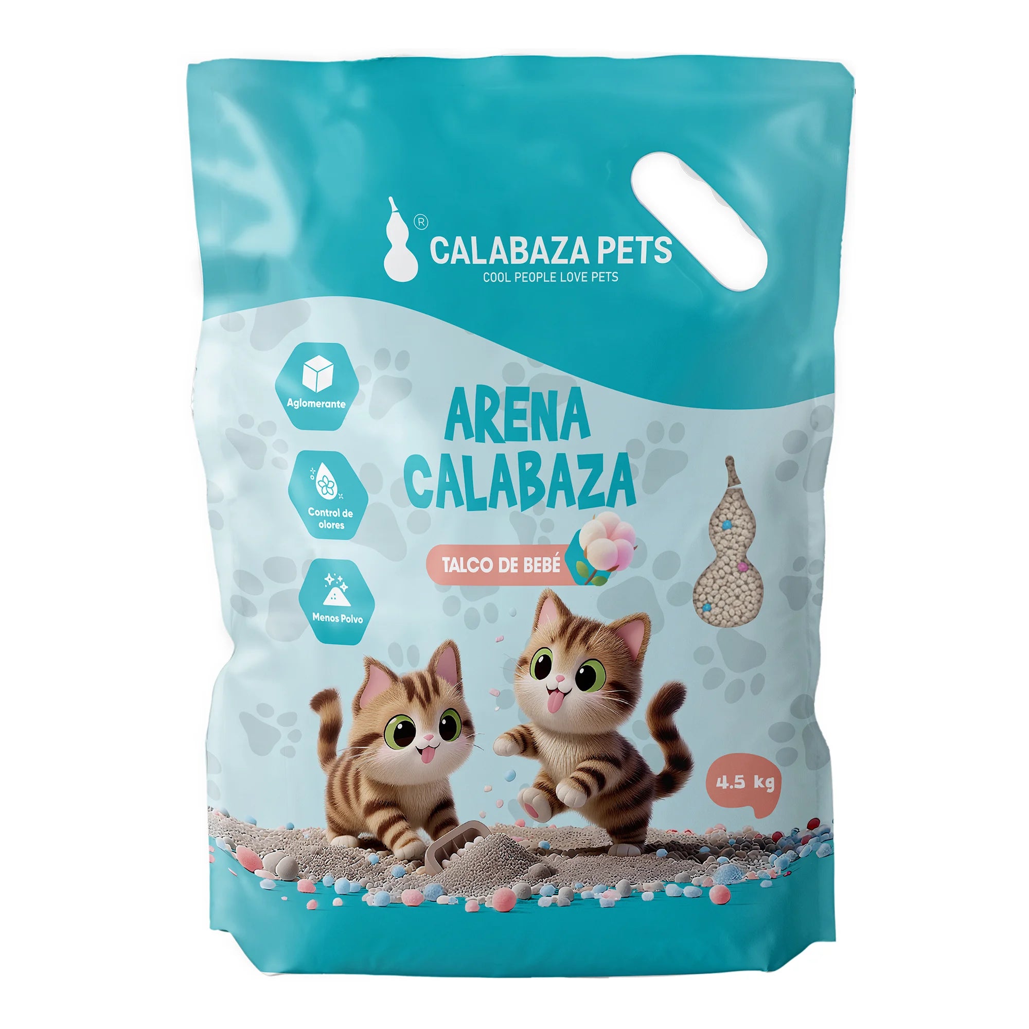 ARENA CALABAZA TALCO DE BEBE X 4.5 Kg