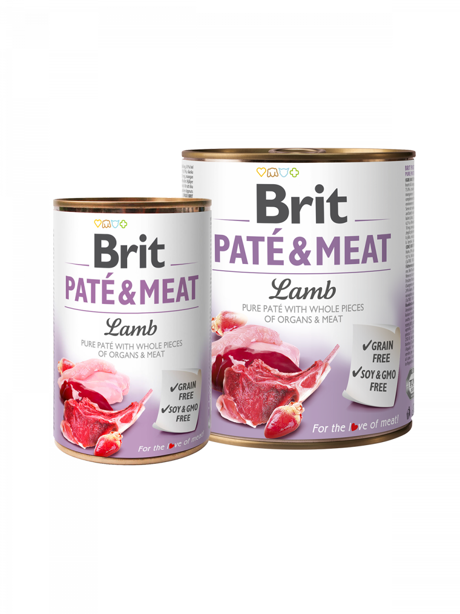 LATA  BRIT PATÉ & MEAT - LAMB X 800 gr